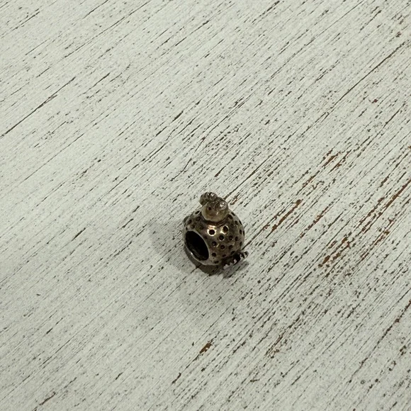 Authentic Pandora Chicken,Hen  Charm 790302 Pre-owned Rare Sterling Silver Bead - Picture 3 of 4